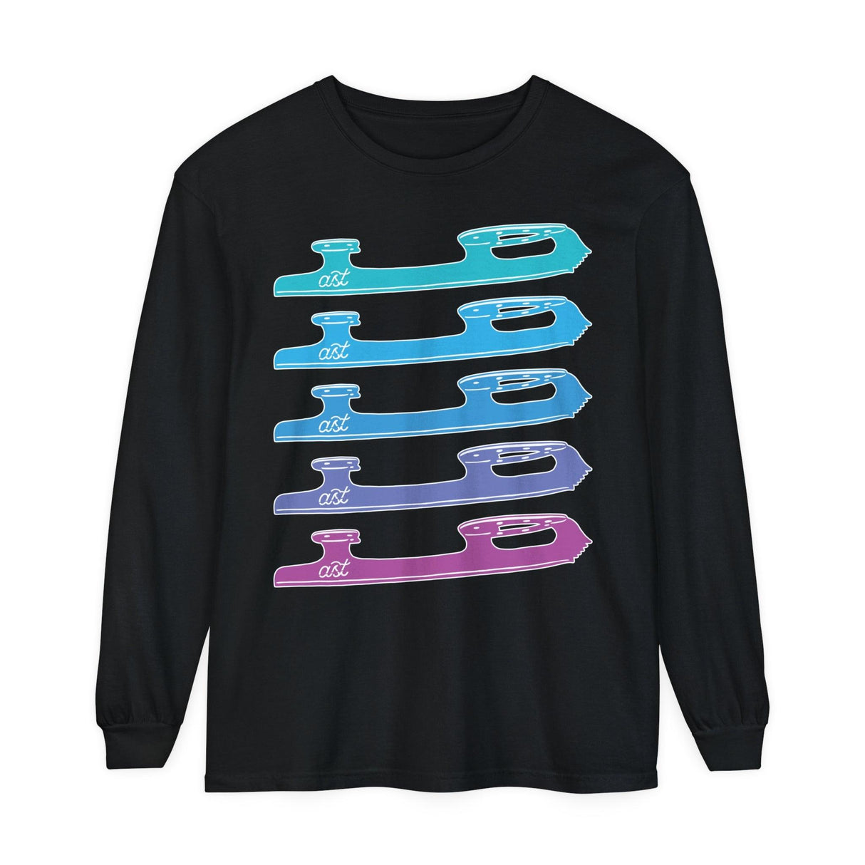 Blade Gradient Unisex Long Sleeve T-Shirt - Adults Skate Too LLC