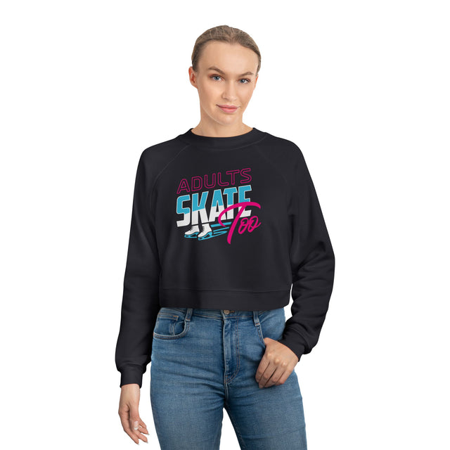 AST Retro Women's Cropped Fleece Pullover