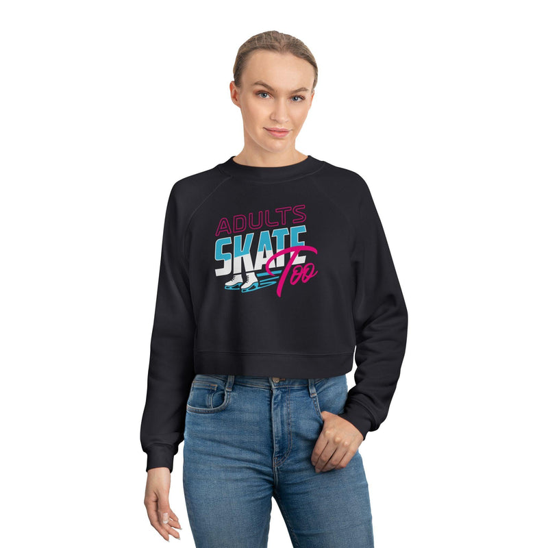 Retro Women's Cropped Fleece Pullover