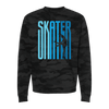 Ombré Skater Camo Sweatshirt