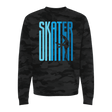 Ombré Skater Camo Sweatshirt - Adults Skate Too LLC