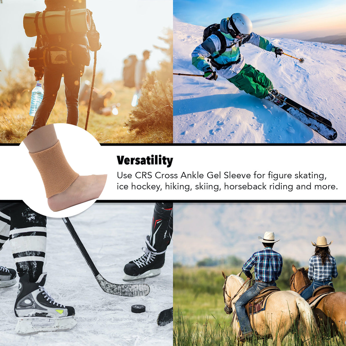 CRS Cross Ankle Gel Sleeves