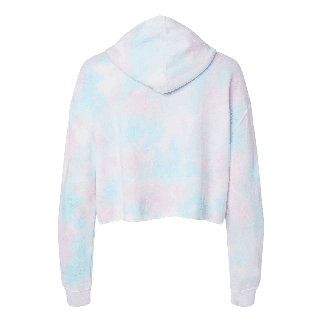 Pixel Skate Cotton Candy Hooded Crop - Adults Skate Too LLC