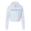 Hashtag Cotton Candy Hooded Crop