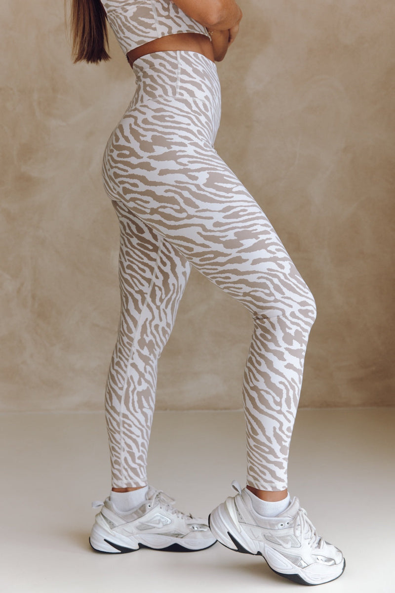 Astoria LUXE BALANCE Full Length Legging - Zebra - Adults Skate Too LLC