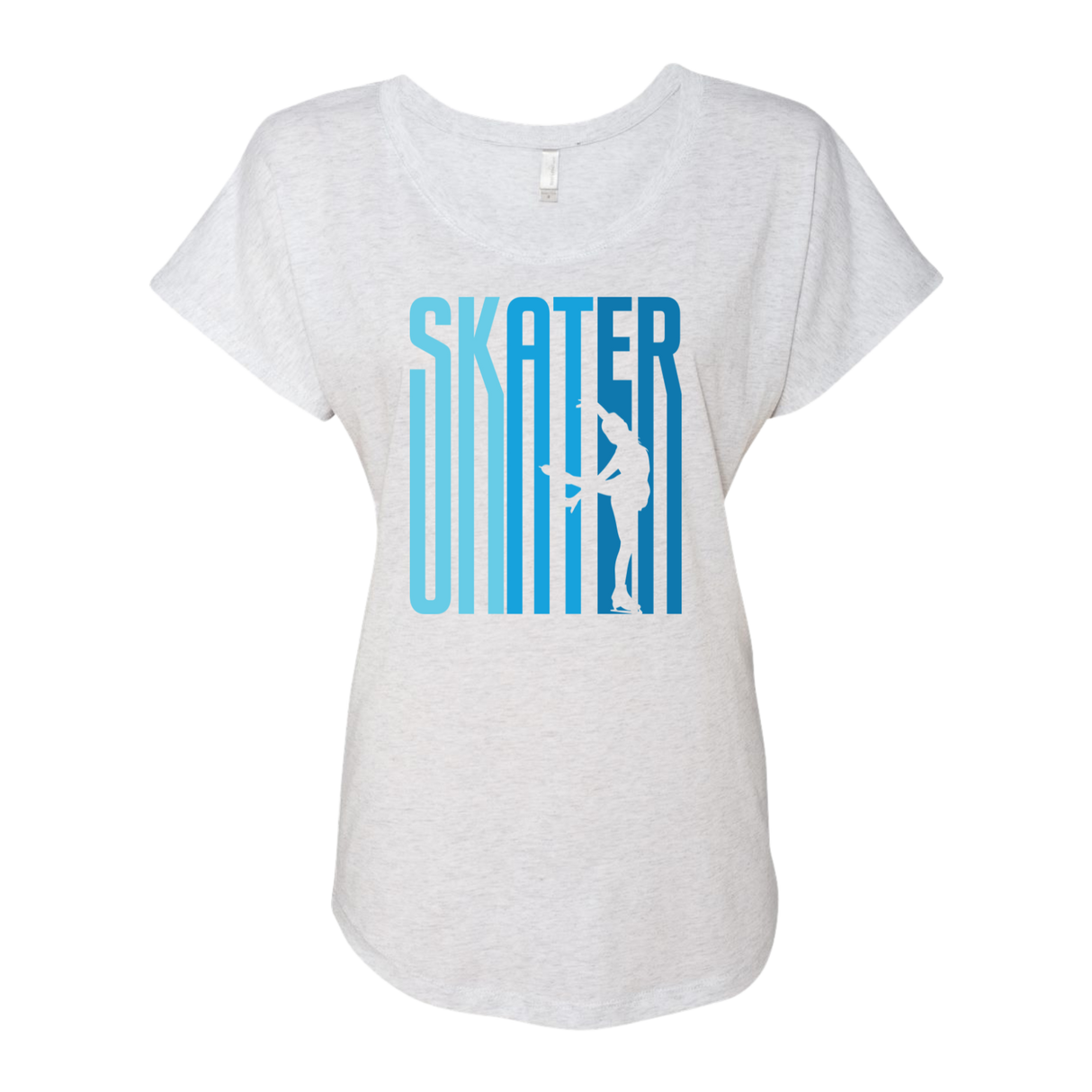 Ombré Skater Dolman Tee - Adults Skate Too LLC