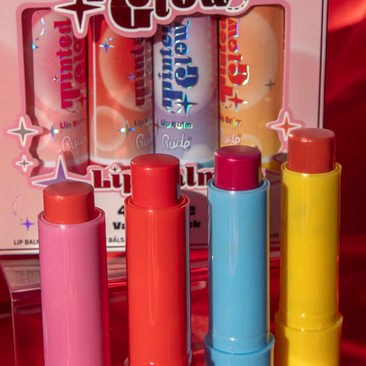 Tinted Glow Lip Balm (4 Piece Set)