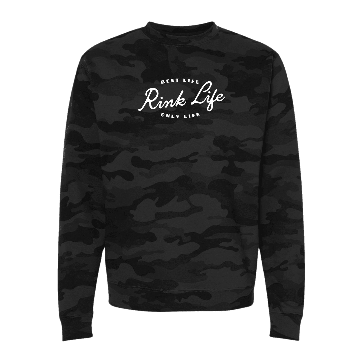 Rink Life Camo Sweatshirt - Adults Skate Too LLC