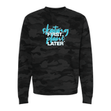 Skating First Camo Sweatshirt - Adults Skate Too LLC