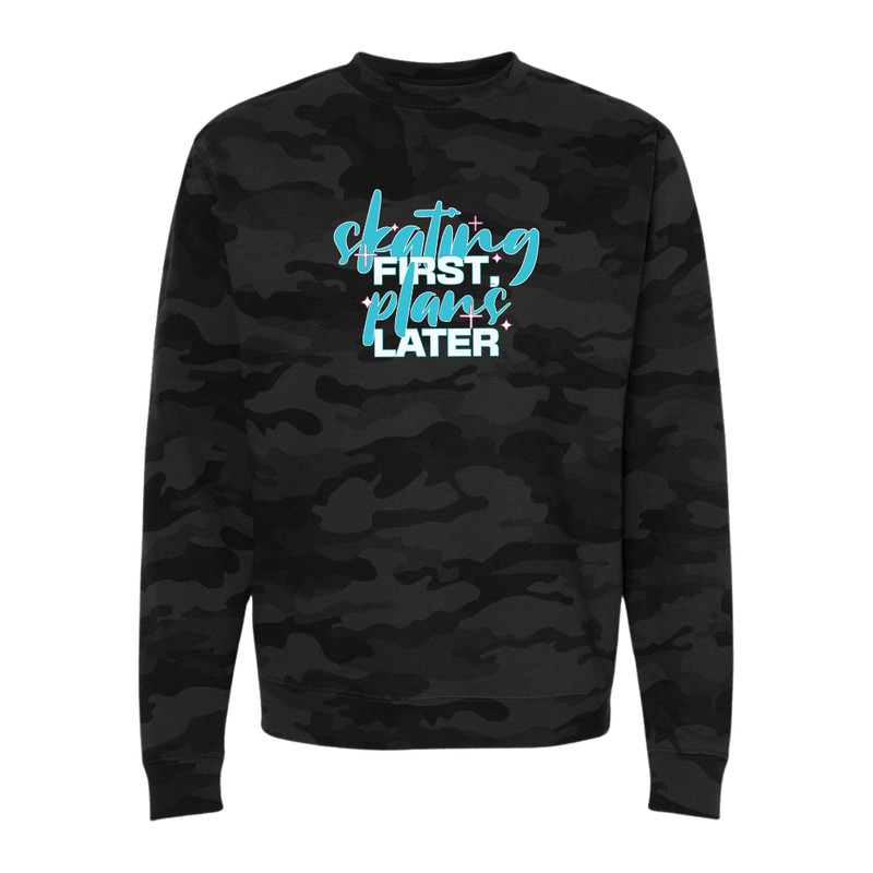 Skating First Camo Sweatshirt