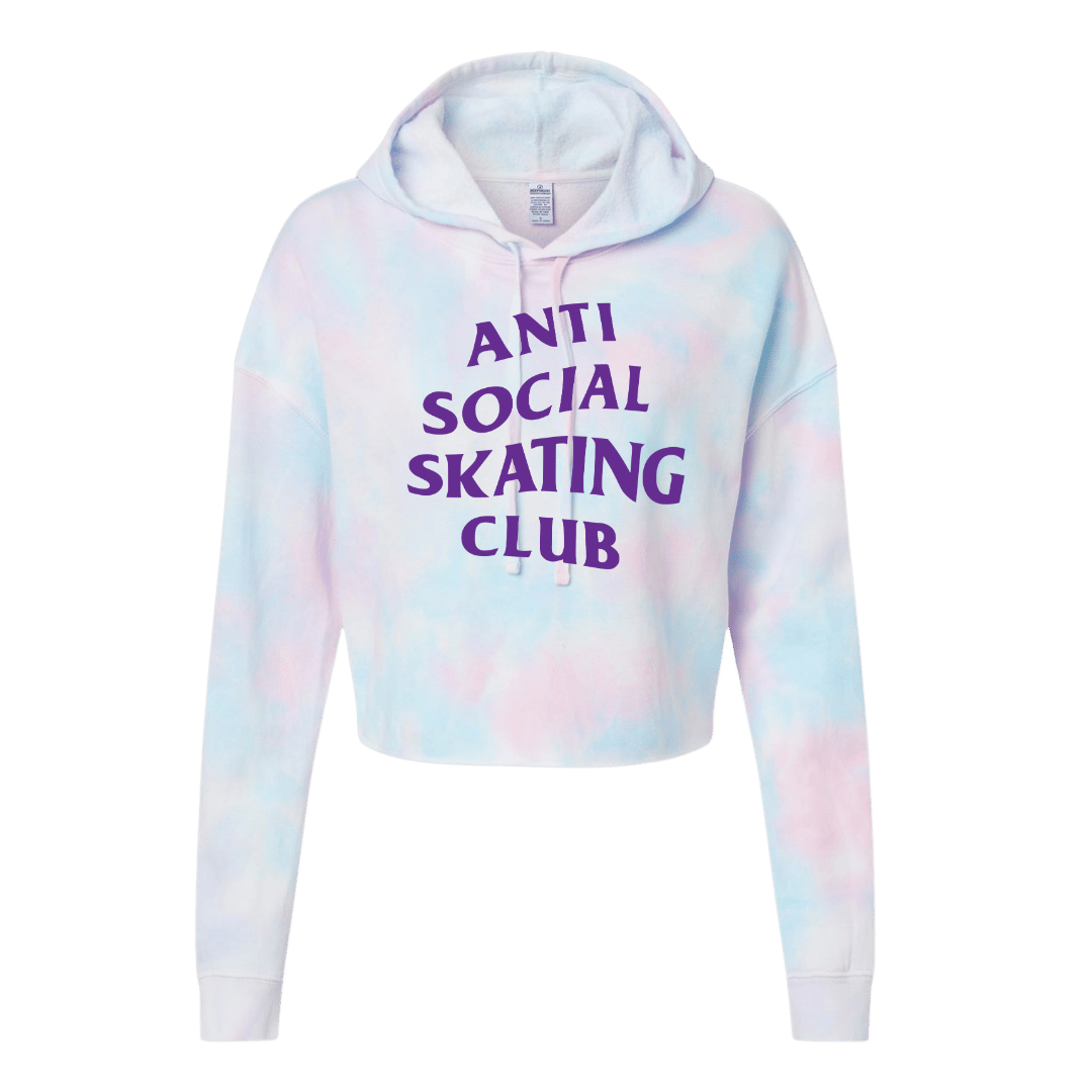 Anti Social Skating Club Cotton Candy Hooded Crop