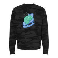 Skating Sloth Camo Sweatshirt