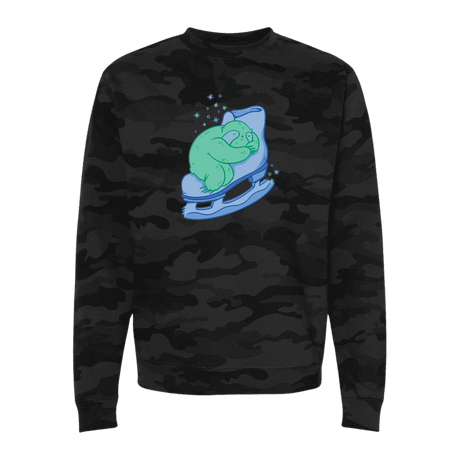 Skating Sloth Camo Sweatshirt - Adults Skate Too LLC