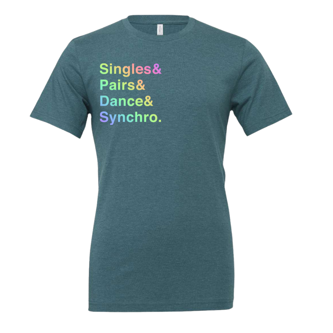 [VAULT] Singles & Pairs & Dance & Synchro. T-Shirt