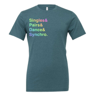 [VAULT] Singles & Pairs & Dance & Synchro. T-Shirt