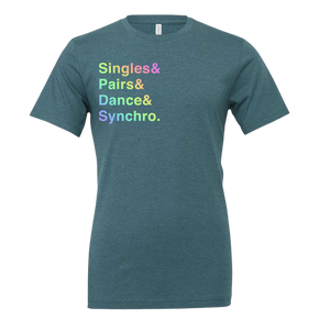 [VAULT] Singles & Pairs & Dance & Synchro. T-Shirt