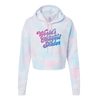 World's Okayest Skater Cotton Candy Hooded Crop