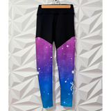 AST Compression Leggings - Midnight Nebula Fade - L