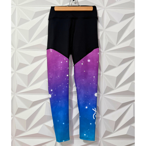 AST Compression Leggings - Midnight Nebula Fade - L - Adults Skate Too LLC