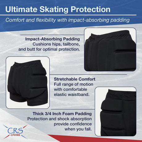 CRS Cross Padded Figure Skating Shorts