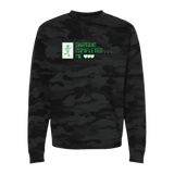 Skating Completes Me Camo Sweatshirt - Adults Skate Too LLC