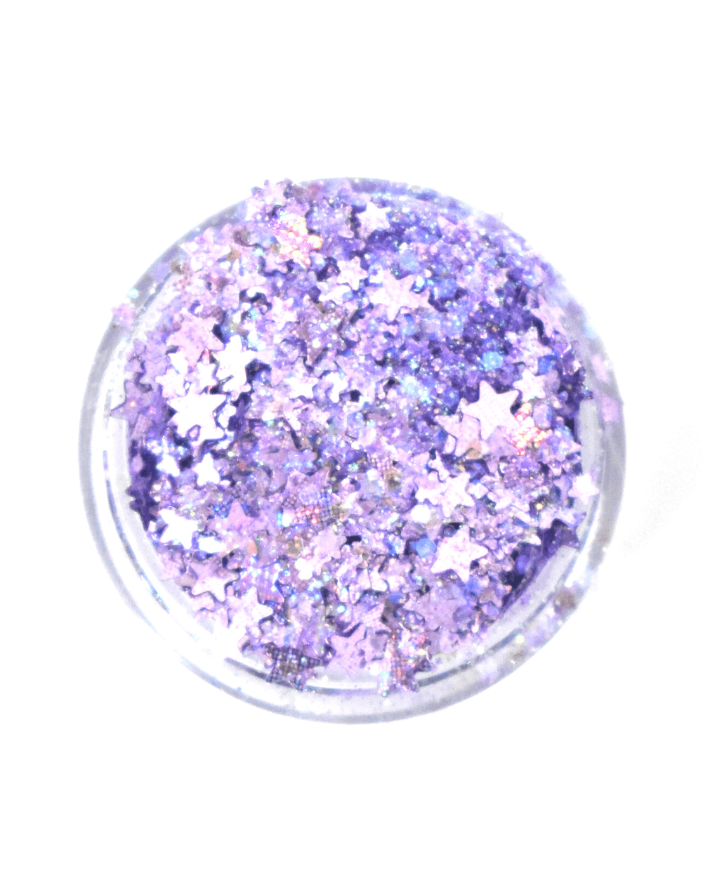 Lunautics Showgirl - Light Purple Holographic Chunky Glitter with Stars