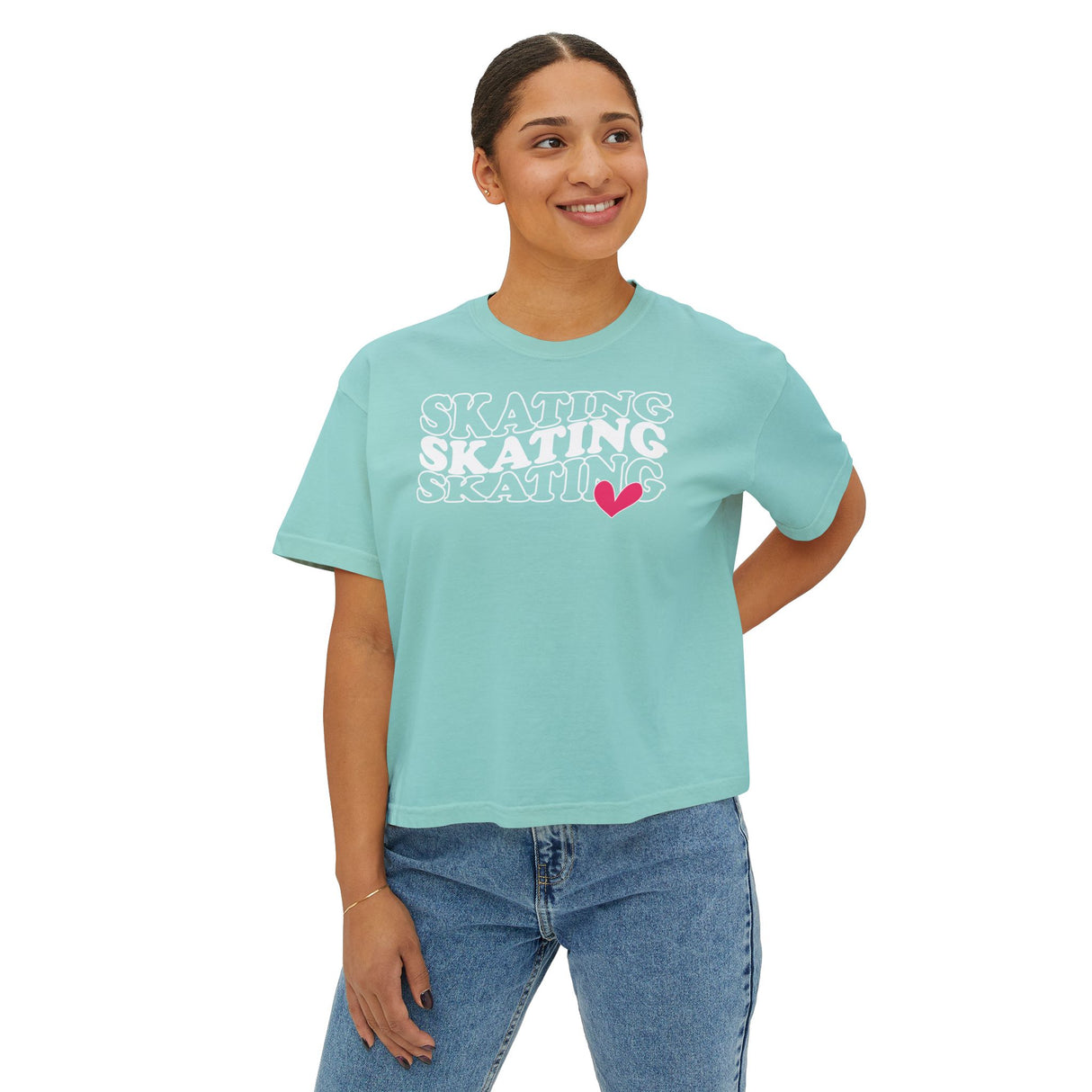 Skating Vibes Women's Boxy Tee - Adults Skate Too LLC