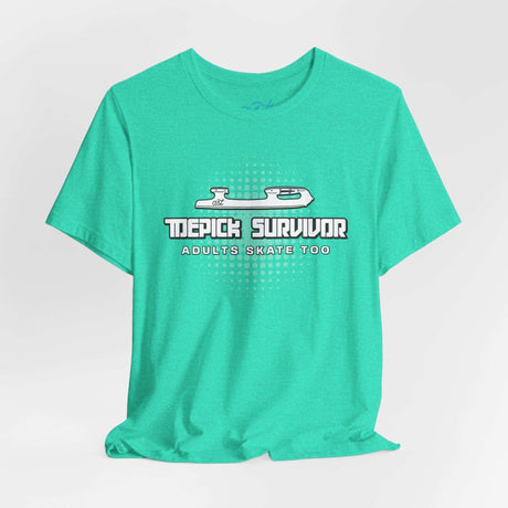 Toepick Survivor Tee - Adults Skate Too LLC