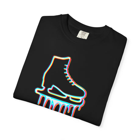 Glitchy Drippy Skate Unisex T-Shirt - Adults Skate Too LLC