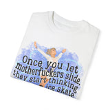 Let 'Em Slide [Uncensored] Unisex T-Shirt - Adults Skate Too LLC