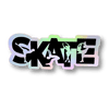 Skate Silhouettes Holographic Stickers