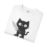 Knife Shoes Cat T-Shirt