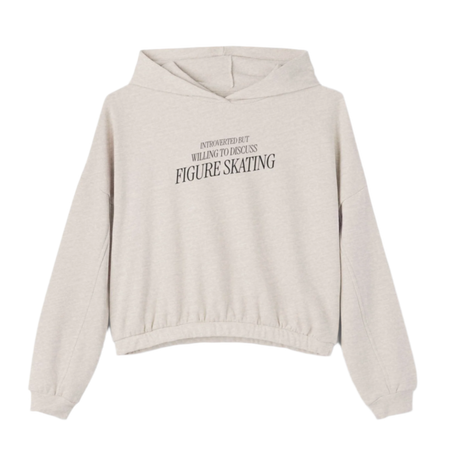 Introverted but Willing to Discuss Skating Cinched Hoodie - Adults Skate Too LLC