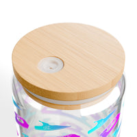 Retro Blades 16oz Iced Sipper Glass