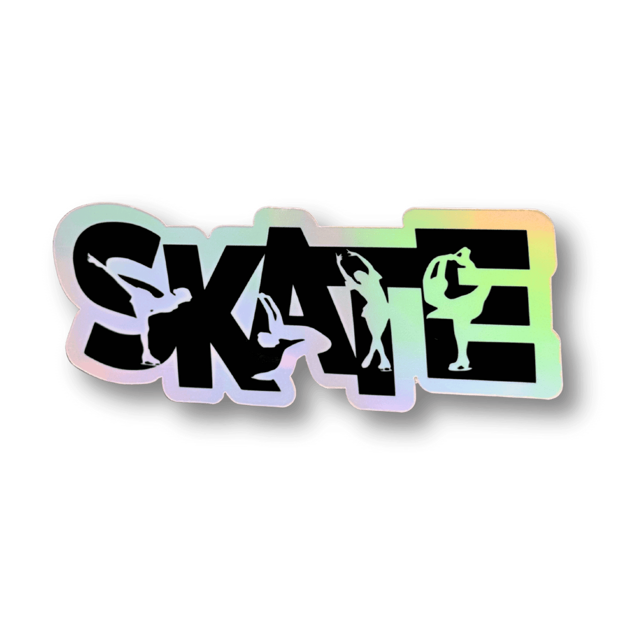 Skate Silhouettes Holographic Stickers