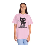 Knife Shoes Cat T-Shirt