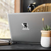 Knife Shoes Cat Vinyl Sticker