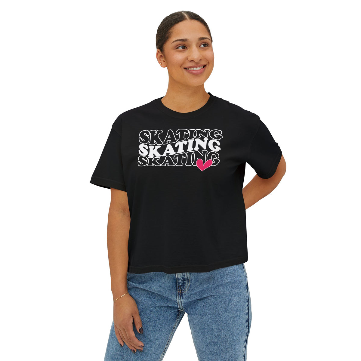 Skating Vibes Women's Boxy Tee