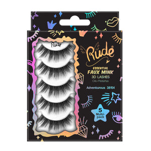 Essential Faux Mink 3D Lashes 5 Multi-Pack