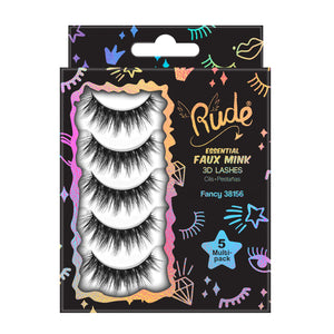 Essential Faux Mink 3D Lashes 5 Multi-Pack