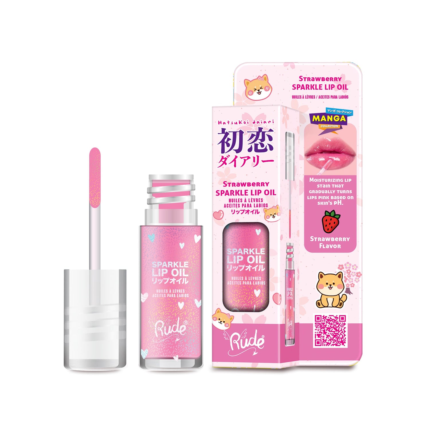 Manga Collection Sparkle Lip Oil - Adults Skate Too LLC