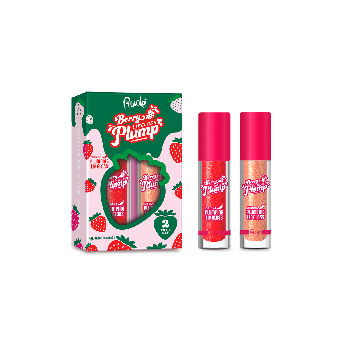 Berry Plump Plumping Lip Gloss Duo Set