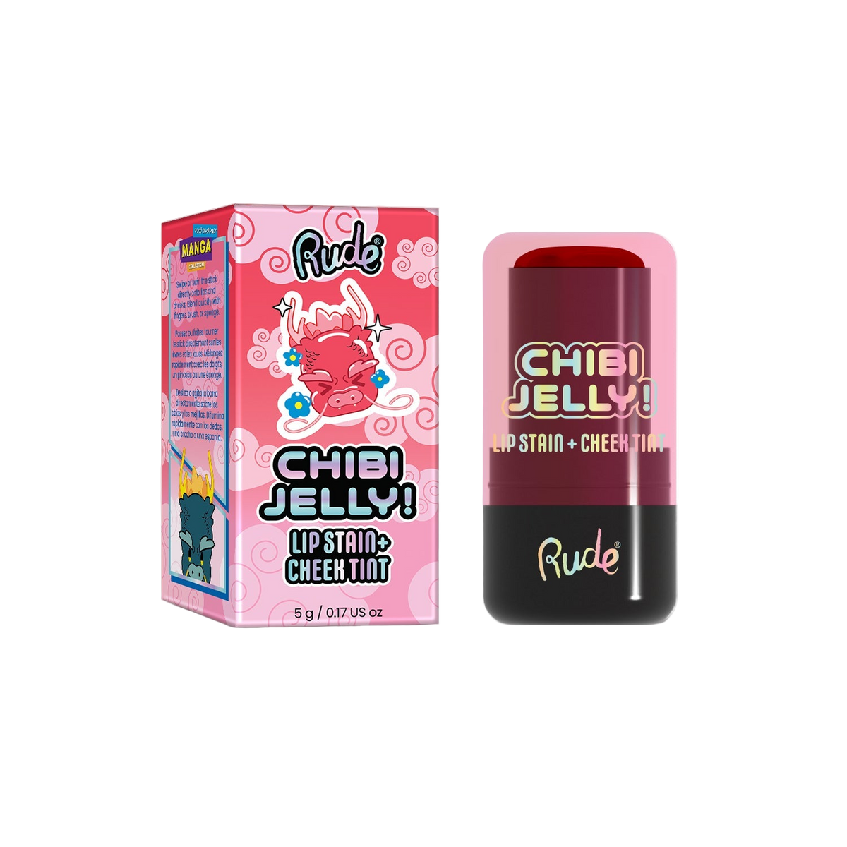 Rude Cosmetics Chibi Jelly! Lip Stain and Cheek Tint