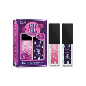 Tinted & Plumping Lip Oil Massage Duo Set