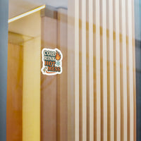 Cold Drink Hot Mess Sticker