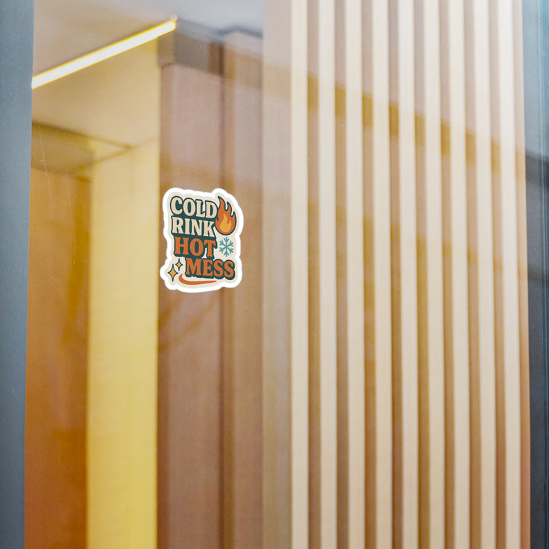 Cold Drink Hot Mess Sticker