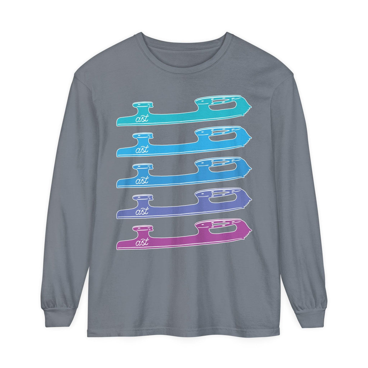 Blade Gradient Unisex Long Sleeve T-Shirt - Adults Skate Too LLC