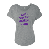 Anti Social Skating Club Dolman Tee - Adults Skate Too LLC