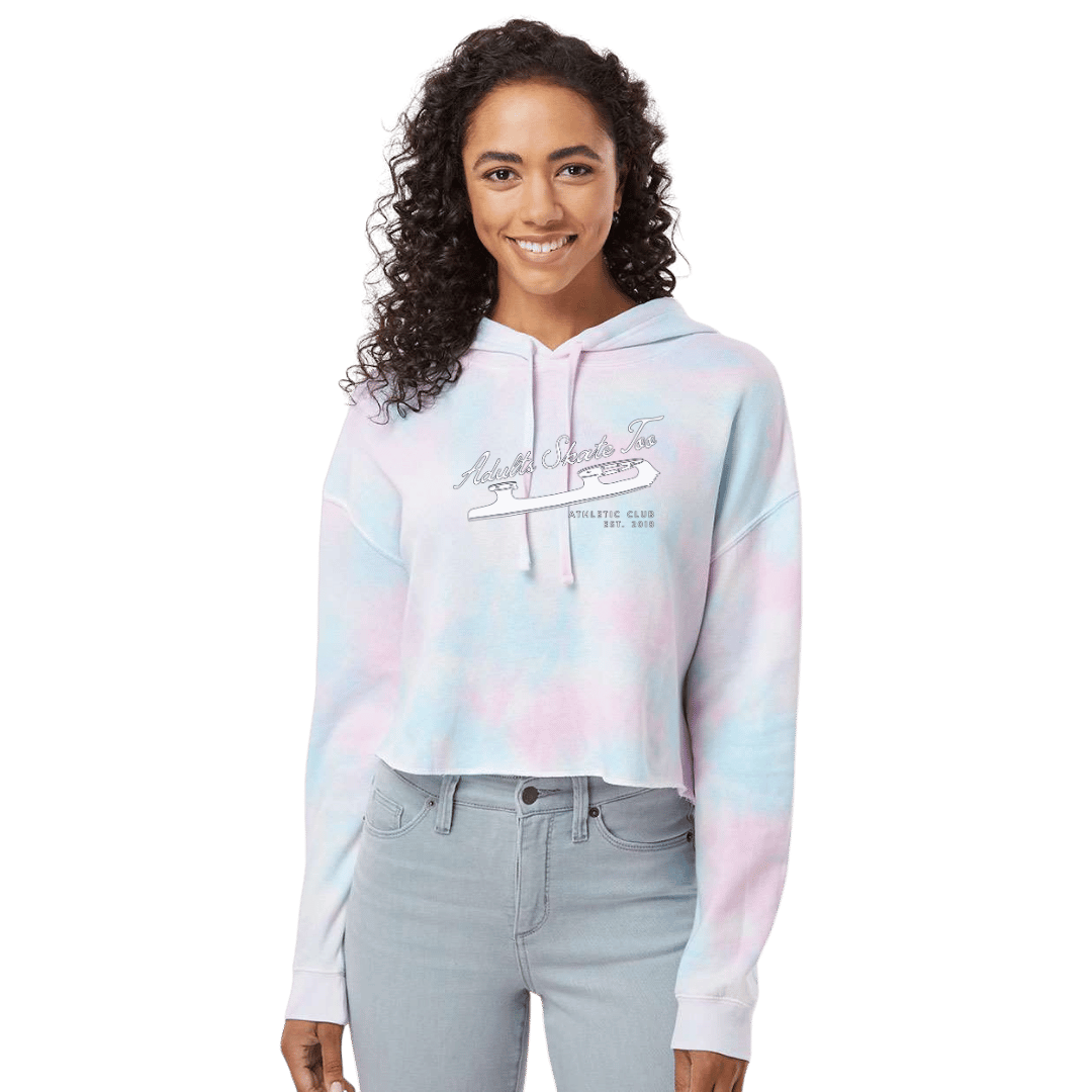 Athletic Club Cotton Candy Hooded Crop