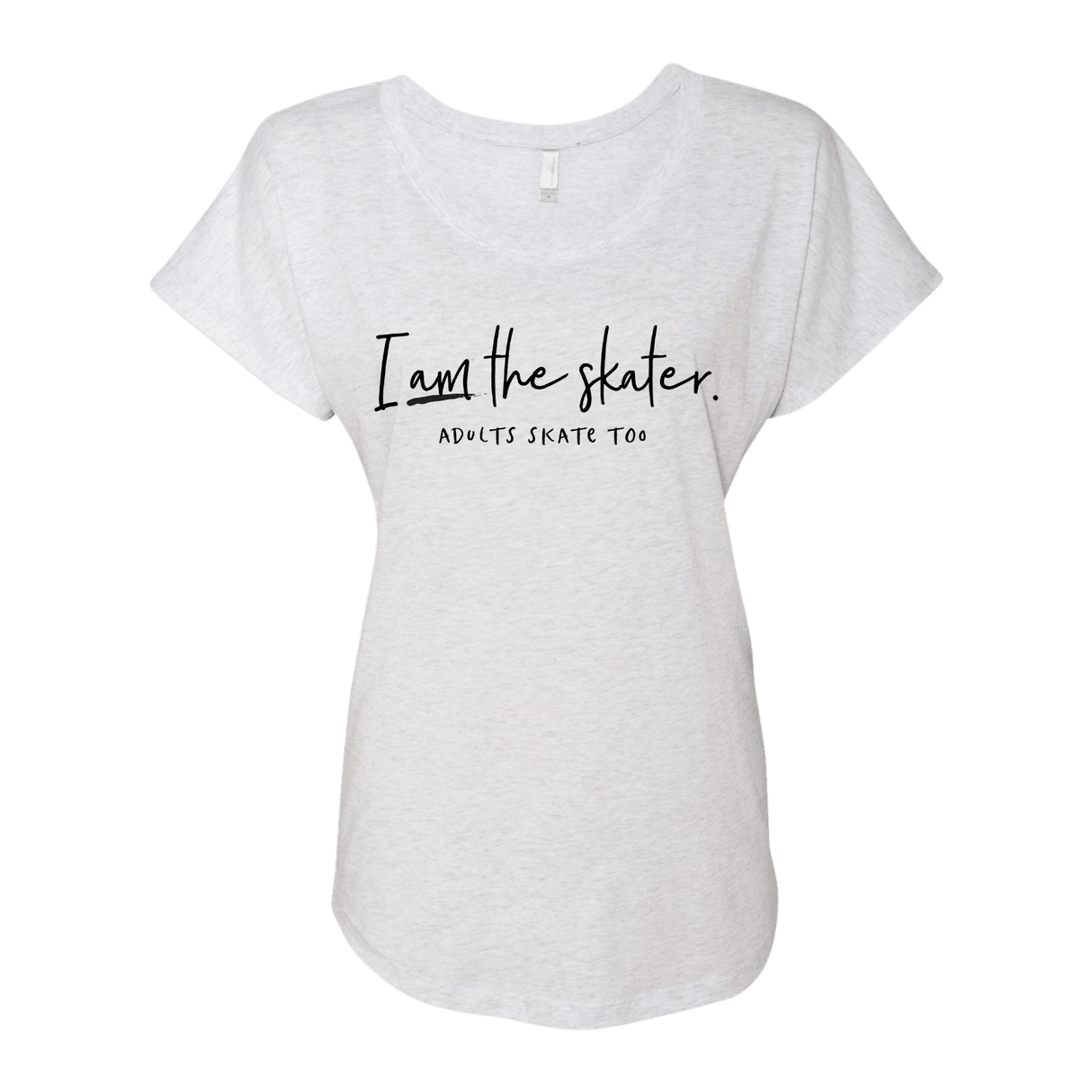 I Am The Skater Dolman Tee - Adults Skate Too LLC